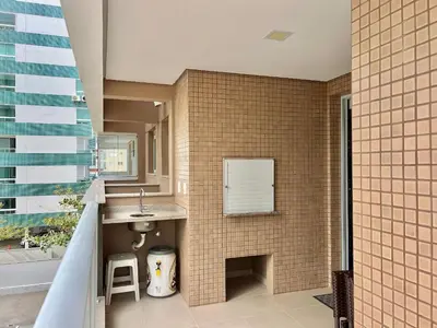 A cozinha ou kitchenette de Piscina vista mar! Apto na praia de Palmas - AE02J