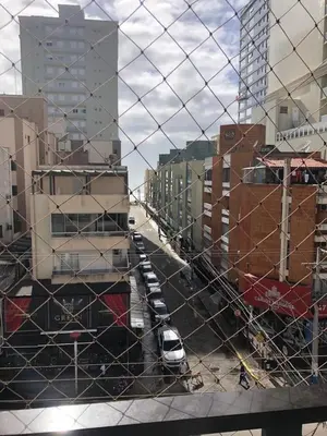 Uma vista geral de Itapema ou a vista da cidade a partir do apartamento