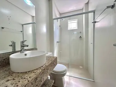 A planta de Excelente apto 3 dormitórios em Bombas / SC