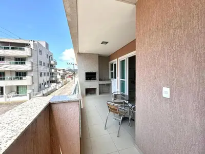 A planta de Excelente apto 3 dormitórios em Bombas / SC