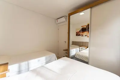 A planta de Apartamento 2 dormitórios em Bombas SC