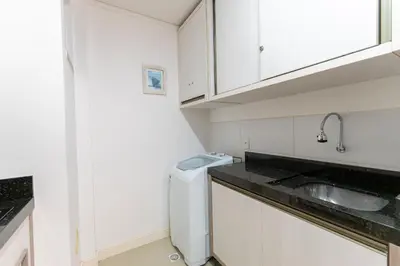 A planta de Apartamento 2 dormitórios em Bombas SC