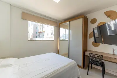 A planta de Apartamento 2 dormitórios em Bombas SC