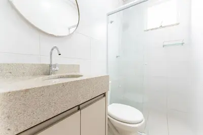 A planta de Apartamento 2 dormitórios em Bombas SC