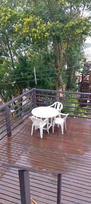 Uma varanda ou terraço em Residencial panoramica AP1
