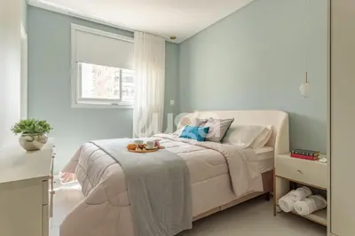 A planta de Praia & Conforto – Apto 350m da praia