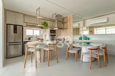 A planta de Praia & Conforto – Apto 350m da praia