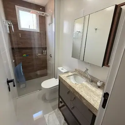 Cód 189 - Apartamento completo à 100 m da praia