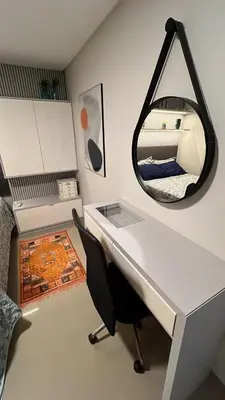 A planta de Apartamento aconchegante praia de palmas