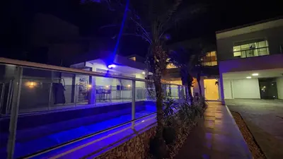 O edifício onde a casa de férias está situado