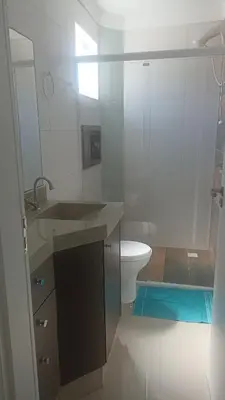 Uma casa de banho em Apartamento, Temporada Itapema sc