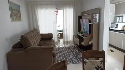 A cozinha ou kitchenette de Apartamento, Temporada Itapema sc