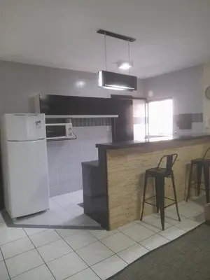 A cozinha ou kitchenette de Condomínio Residencial Eberle - APTO 401