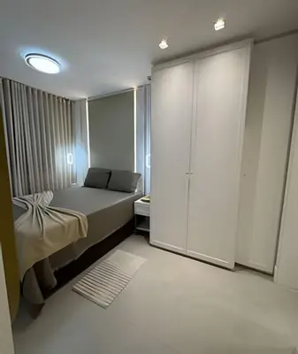 A planta de Sol, Mar e Conforto: Seu apartamento de férias.