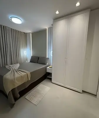A planta de Sol, Mar e Conforto: Seu apartamento de férias.