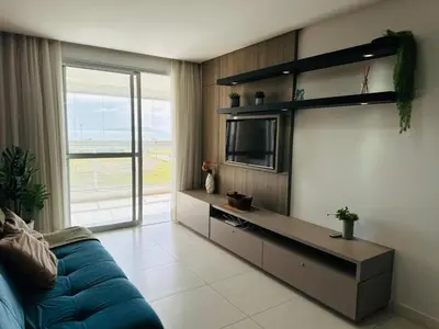 A planta de Apartamento com 3 suítes e vista mar em Palmas
