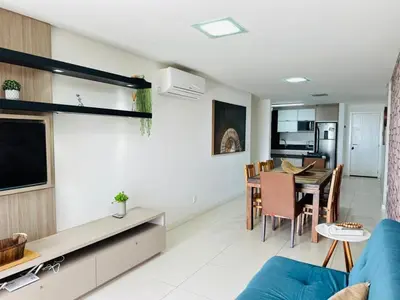 A planta de Apartamento com 3 suítes e vista mar em Palmas