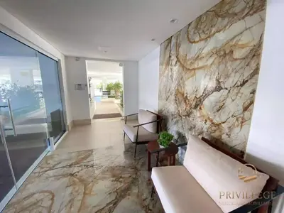 A planta de Apartamento com 3 suítes e vista mar em Palmas