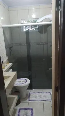 Uma casa de banho em Alberto