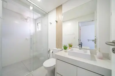A planta de B300 - Casa Beira Mar com piscina Privativa