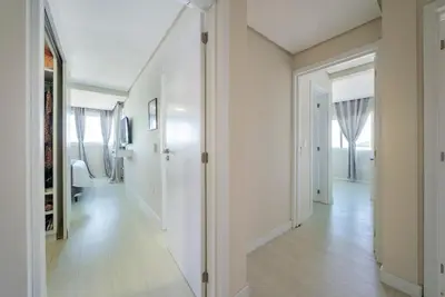 A planta de B300 - Casa Beira Mar com piscina Privativa
