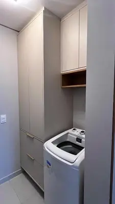 A cozinha ou kitchenette de Beach House Palmas
