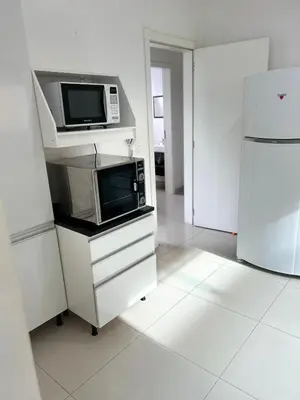 A cozinha ou kitchenette de VISTA MAR INDESCRITÍVEL em APTO 3 SUÍTES - ITAPEMA - SC