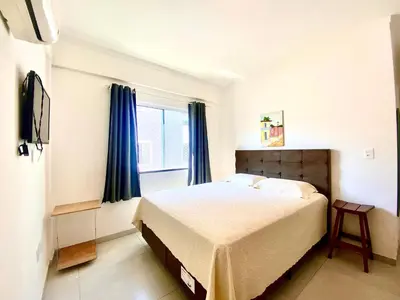 Uma cama ou camas num quarto em Ed MontBlanc 305