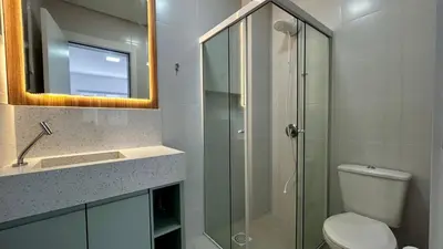 Uma casa de banho em apartamento praia de Palmas angel 202