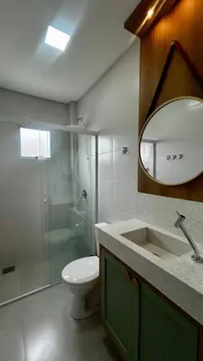 Uma casa de banho em apartamento praia de Palmas angel 303