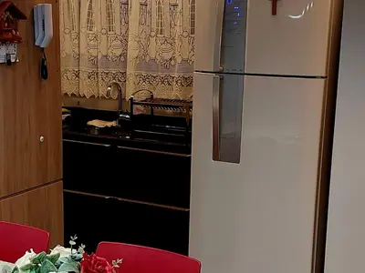 A cozinha ou kitchenette de Apto Confortável em Palmas