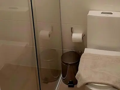 Uma casa de banho em Apto Confortável em Palmas