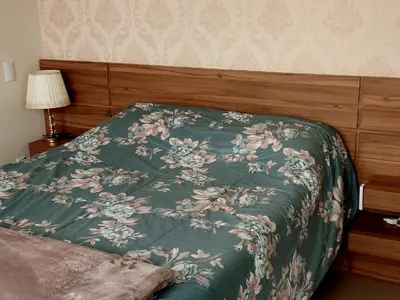 Uma cama ou camas num quarto em Apto Confortável em Palmas