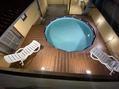 A piscina em ou perto de Casa com Piscina em Bombinhas - Mariscal