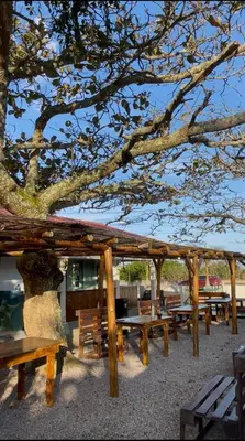 Um restaurante ou outro lugar para comer em Dragonfly Beach House