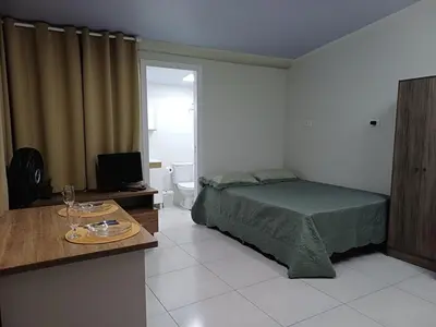 A planta de Kitnet Bombinhas