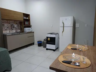 A planta de Kitnet Bombinhas