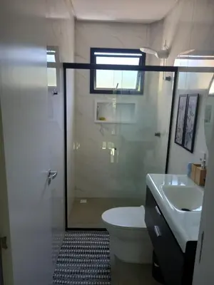 A planta de Casa Jade e Esmeralda NOVA com 2 piscinas em Mariscal, Bombinhas