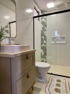 A planta de Suíte Recanto Praia das Vieiras