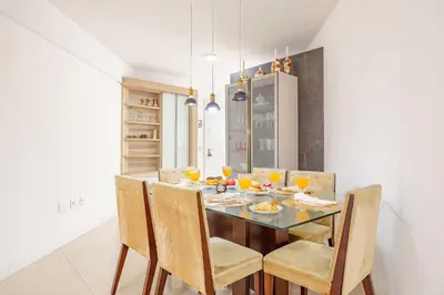 A cozinha ou kitchenette de Apto a 70 Metros da Praia de Bombinhas