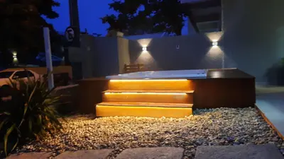 A planta de Casa com spa a 30 metros da praia