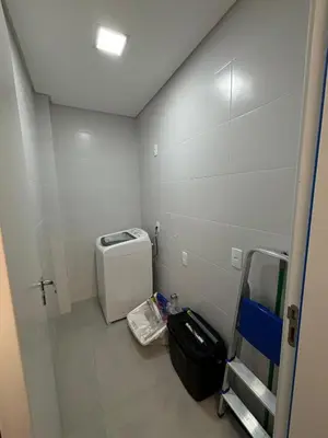 Uma casa de banho em Apartamento Praia de Palmas