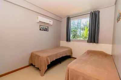 A planta de Apartamento em Bombinhas a 270m da Praia de Bombas