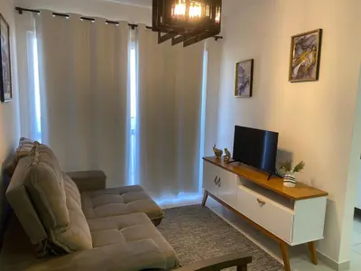 A planta de Apartamento novo em Itapema