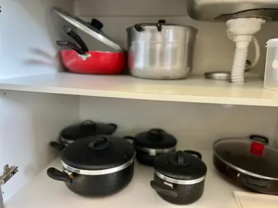 A cozinha ou kitchenette de Lindo! Apto na vila de Palmas - ZI04I