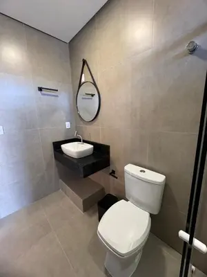 Uma casa de banho em Novíssimo e charmoso studio em Palmas