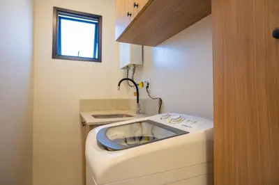 A planta de Cobertura Duplex 250m da praia vista para o mar