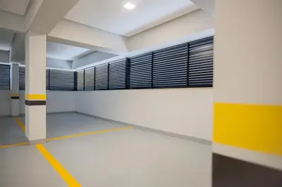 A planta de Cobertura Duplex 250m da praia vista para o mar