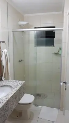 Uma casa de banho em Apartamento próximo à praia e ao Hard Rock Café