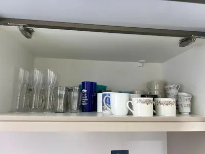 Comodidades para chá e café em Lindo! Apto na praia de Palmas! AK01J